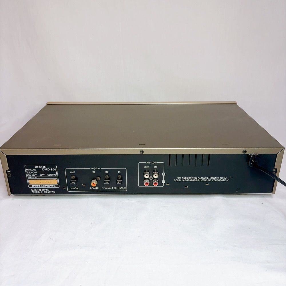 美品】MDデッキ DENON DMD-800 MDデッキ MDレコーダー 光デジタル入