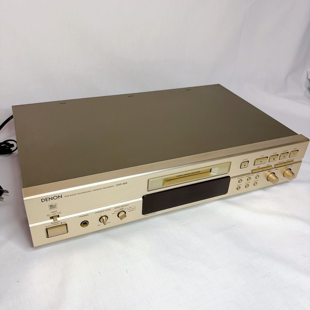 美品】MDデッキ DENON DMD-800 MDデッキ MDレコーダー 光デジタル入