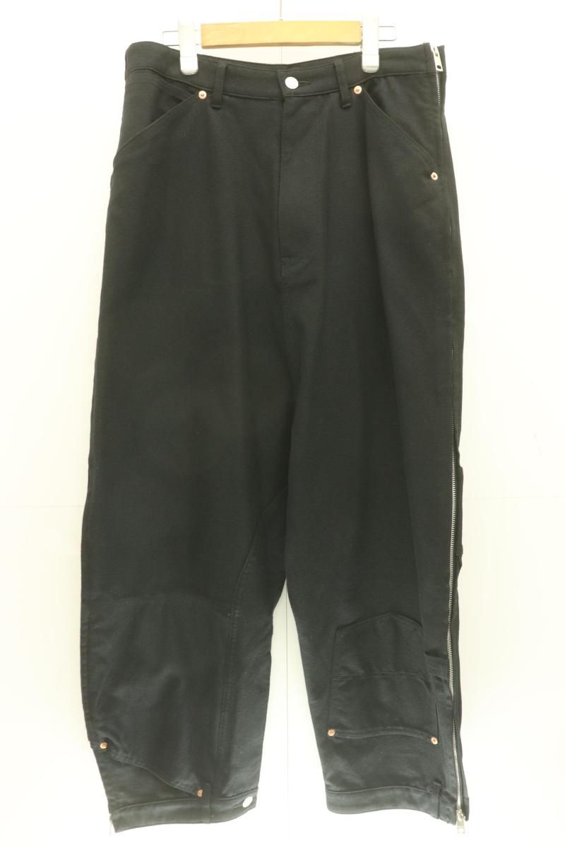 beautiful people メンズパンツ double end duck cloth pants 黒 ブラック