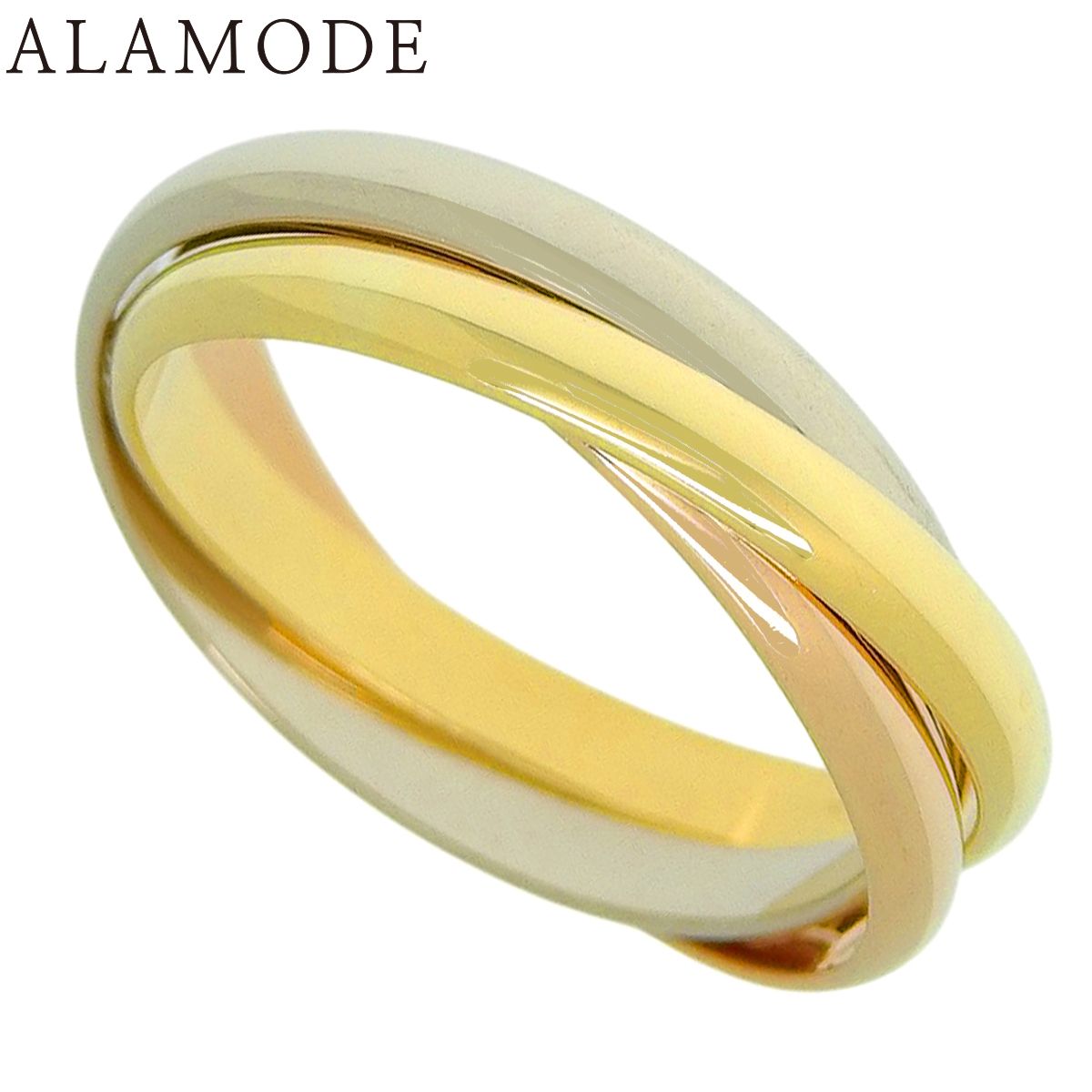 CARTIER カルティエ トリニティ リング スモールモデル イエローゴールド K18YG ピンクゴールド K18PG ホワイトゴールド K18WG 指輪 ジュエリー 14 54 号 レディース 40802162709 アラモード