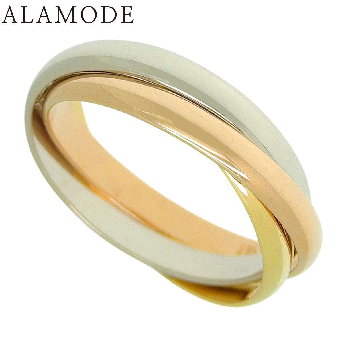 CARTIER カルティエ トリニティ リング スモールモデル イエローゴールド K 18 YG ピンクゴールド PG ホワイトゴールド WG 指輪 ジュエリー 13 53 号 レディース アラモード