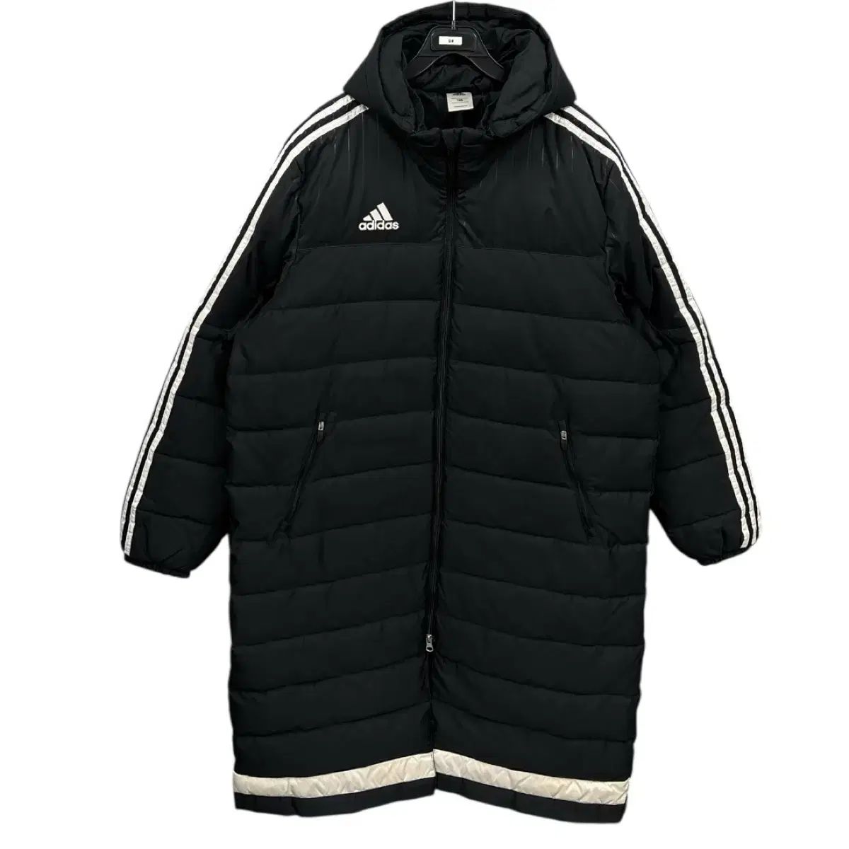 販売 ENFOLD PEタフタ ノーカラーコート キルティング ネイビー