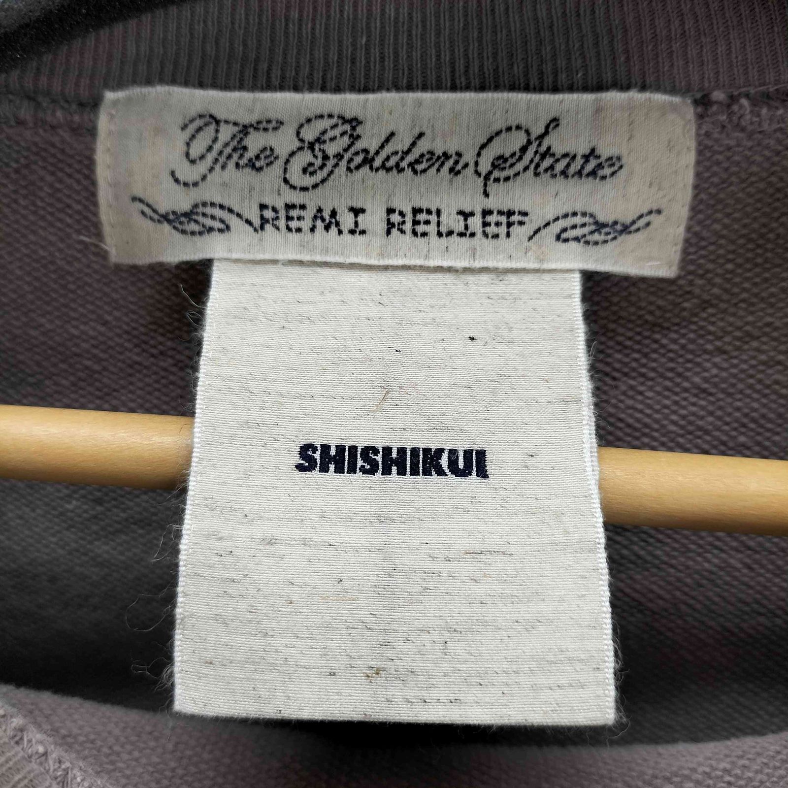 レミレリーフ REMI RELIEF THE SHISHIKUI クロップドクルーネック