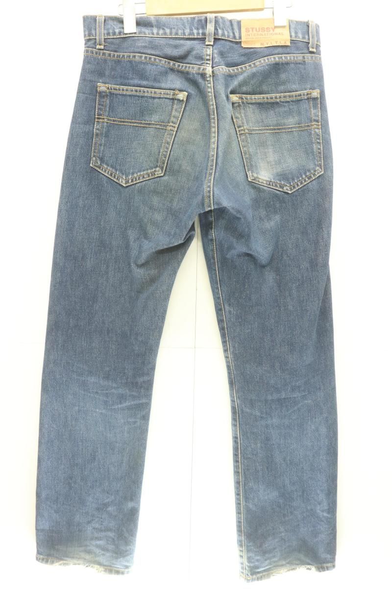 STUSSY メンズデニムパンツ 30 NYLTLA denim pant インディゴブルー 藍 無地