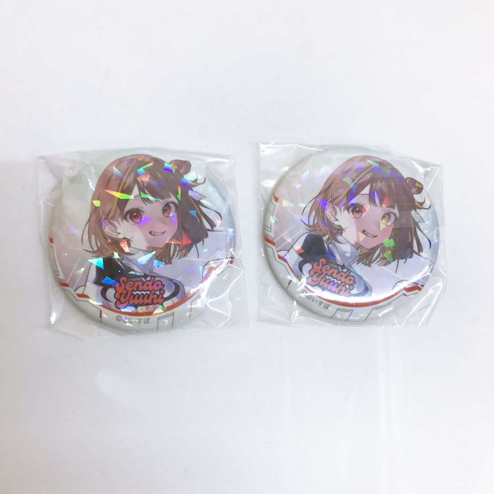 広店】2個 千燈ゆうひ ホログラム缶バッジ ぶいすぽっ! VSPO! SHOWDOWN
