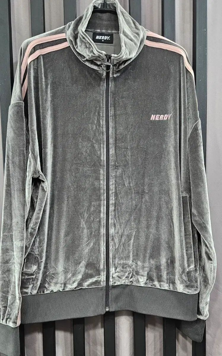 NERDY ベルベット トラック ジャケット - ズボン チャコール M