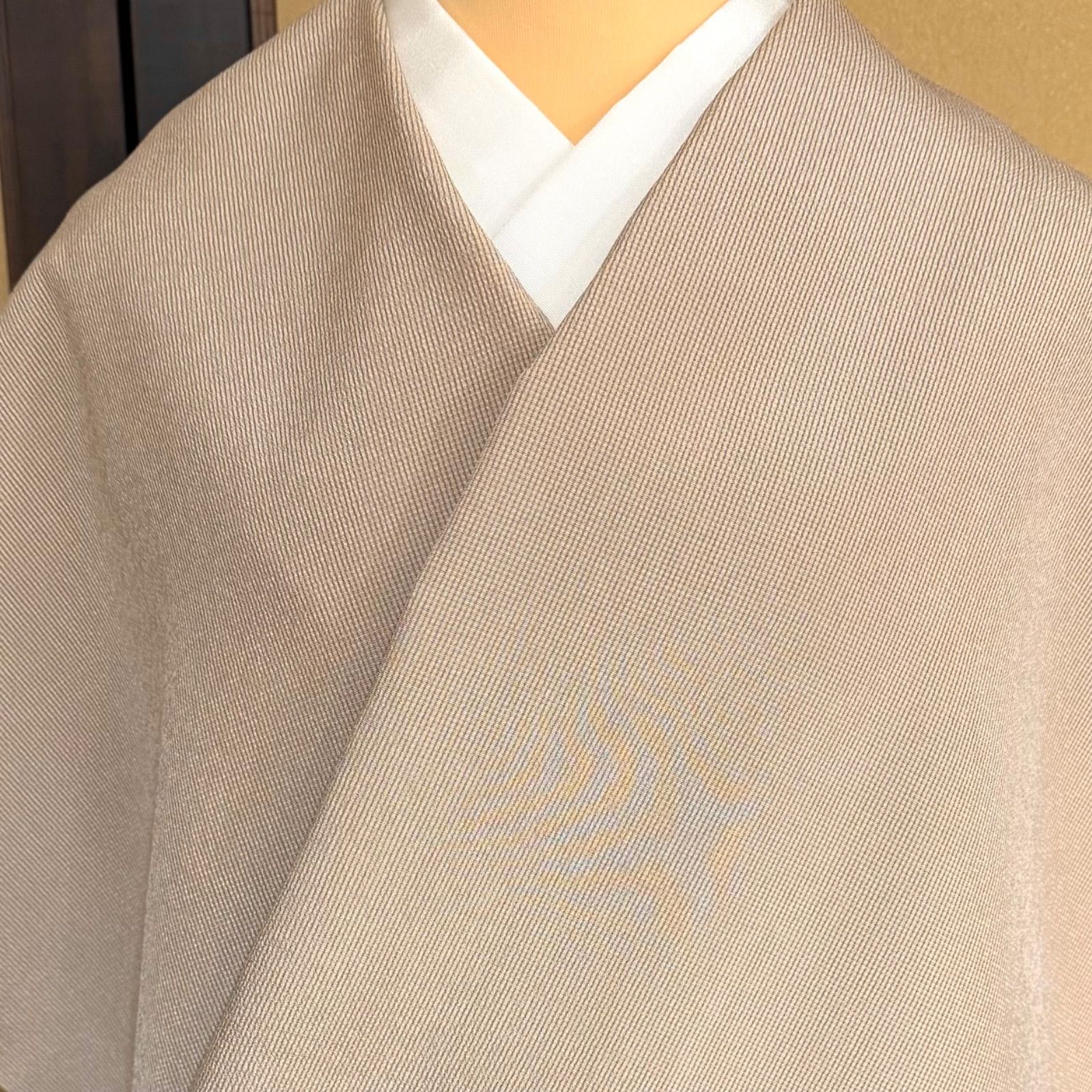 本塩沢お召 微塵縞 大丸織物 0243