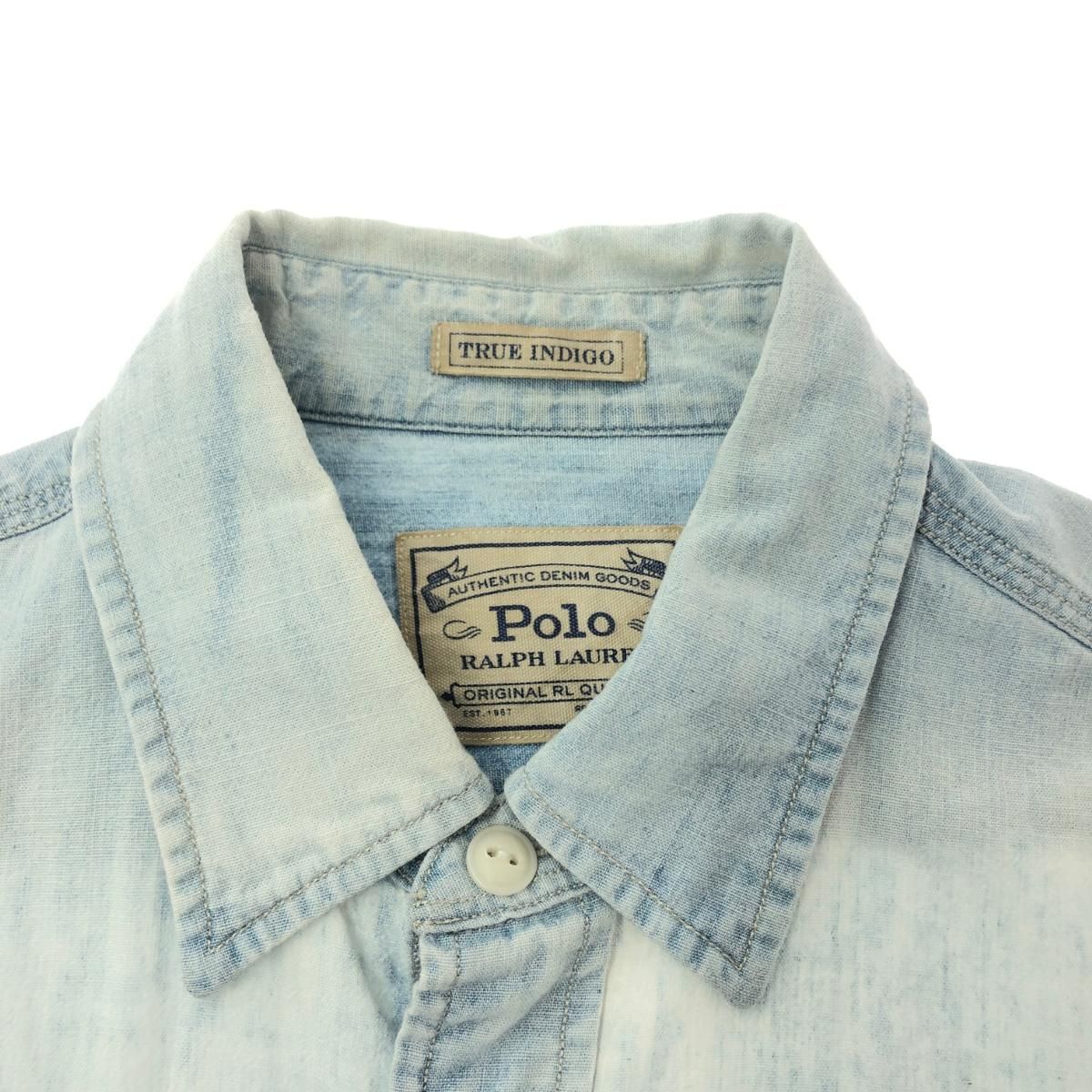 POLO RALPH LAUREN ポロラルフローレン デニムシャツ サイズ:S ブルー