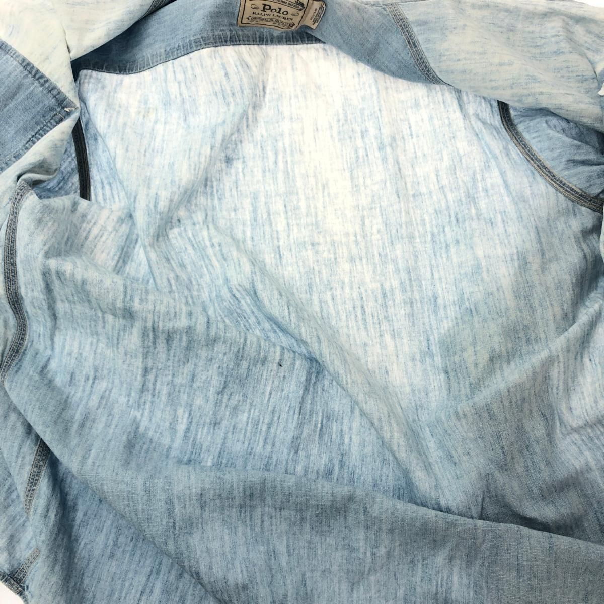 POLO RALPH LAUREN ポロラルフローレン デニムシャツ サイズ:S ブルー