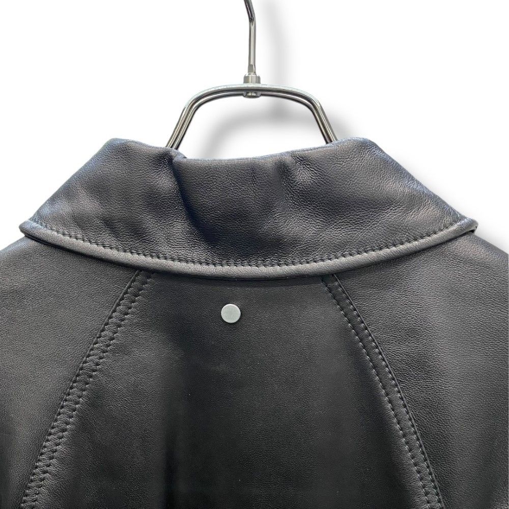 OMAR AFRIDI 23SS スタッズ レザージャケット サイズ46 ブラック