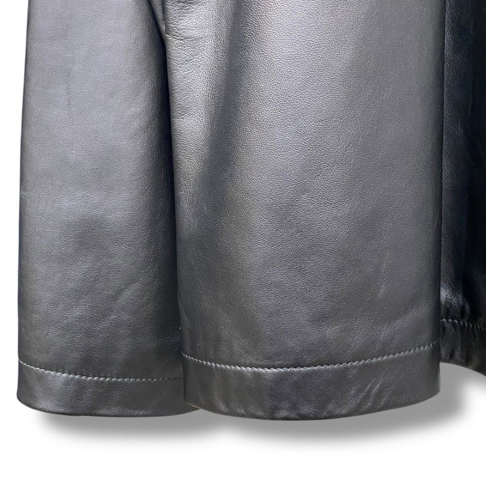 OMAR AFRIDI 23SS スタッズ レザージャケット サイズ46 ブラック