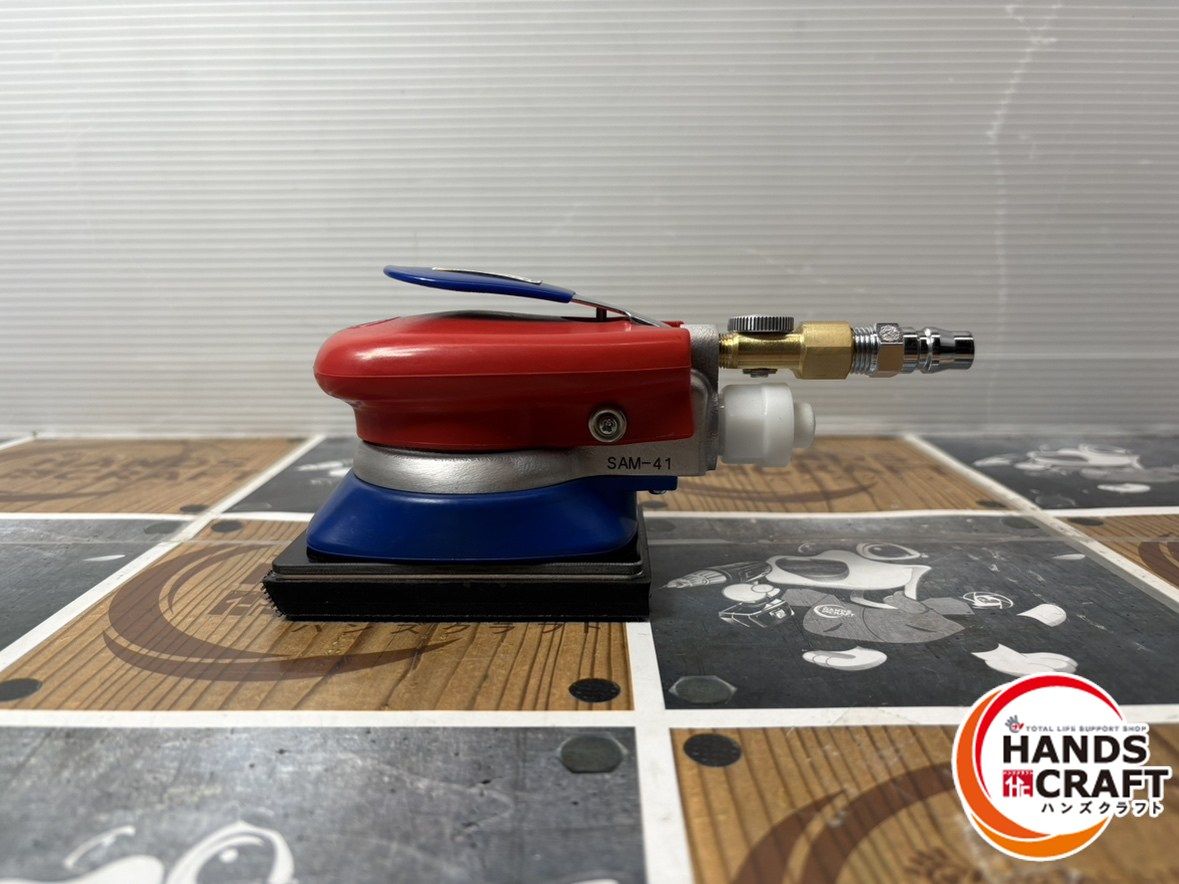品 空研 SAM 41 非吸塵式エアオービタルサンダー エアツール 小型 超軽量 低騒音 低振動 サンダ