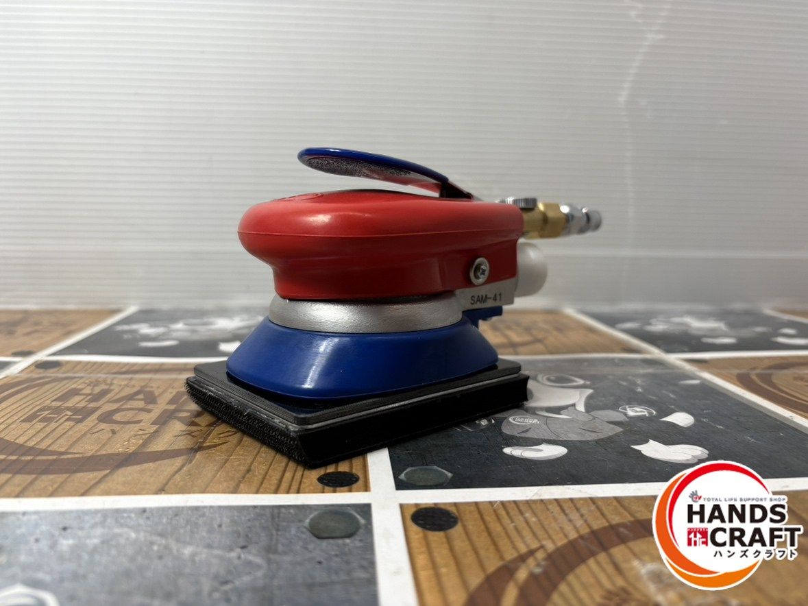 品 空研 SAM-41 非吸塵式エアオービタルサンダー エアツール 小型 超軽量 低騒音 低振動 サンダ