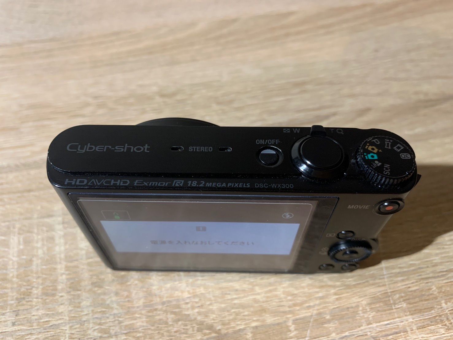 6866 Sony ソニー Cyber-shot DSC-WX300 ブラック ジャンク品 デジカメ
