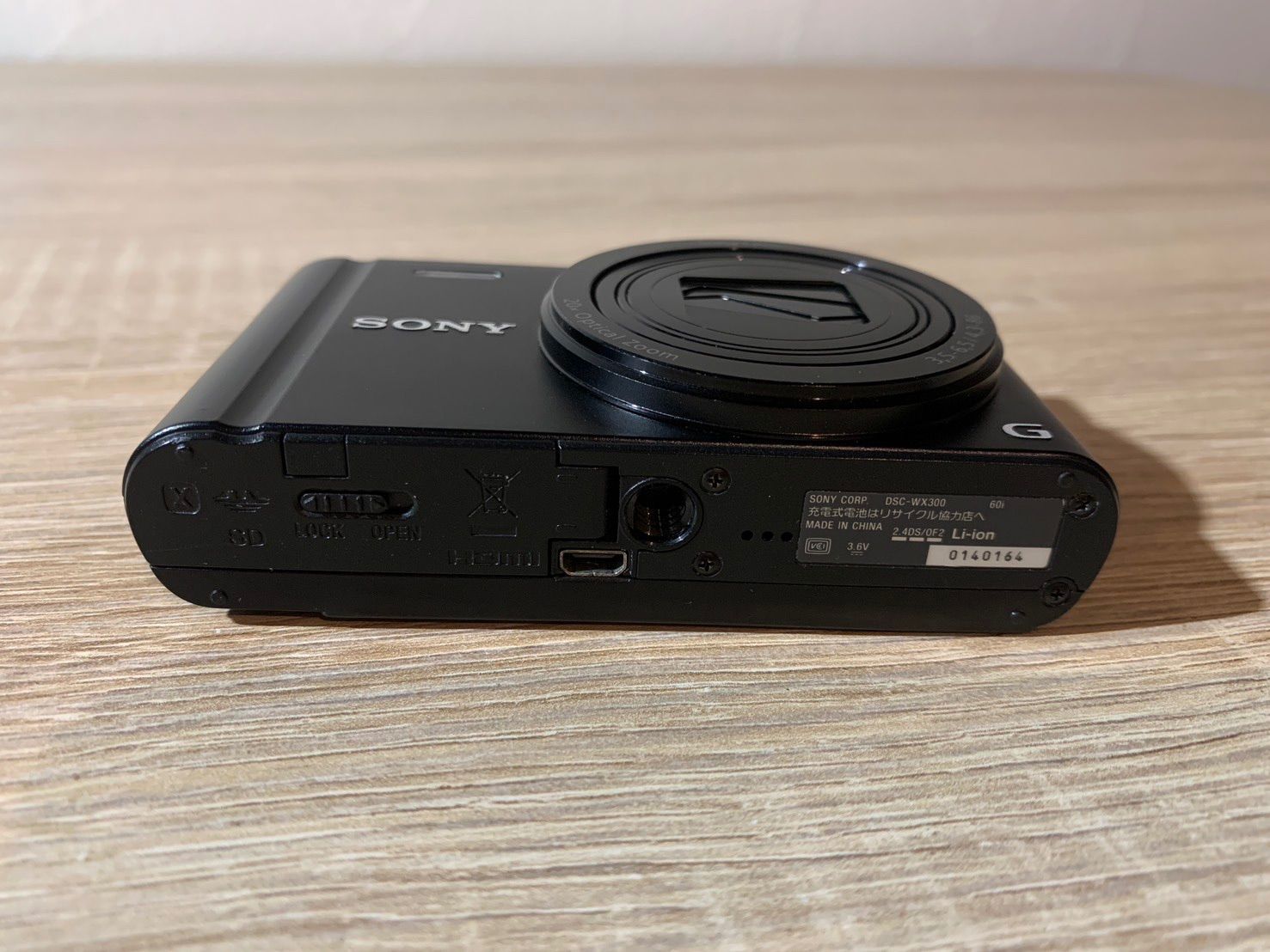 6866 Sony ソニー Cyber-shot DSC-WX300 ブラック ジャンク品 デジカメ