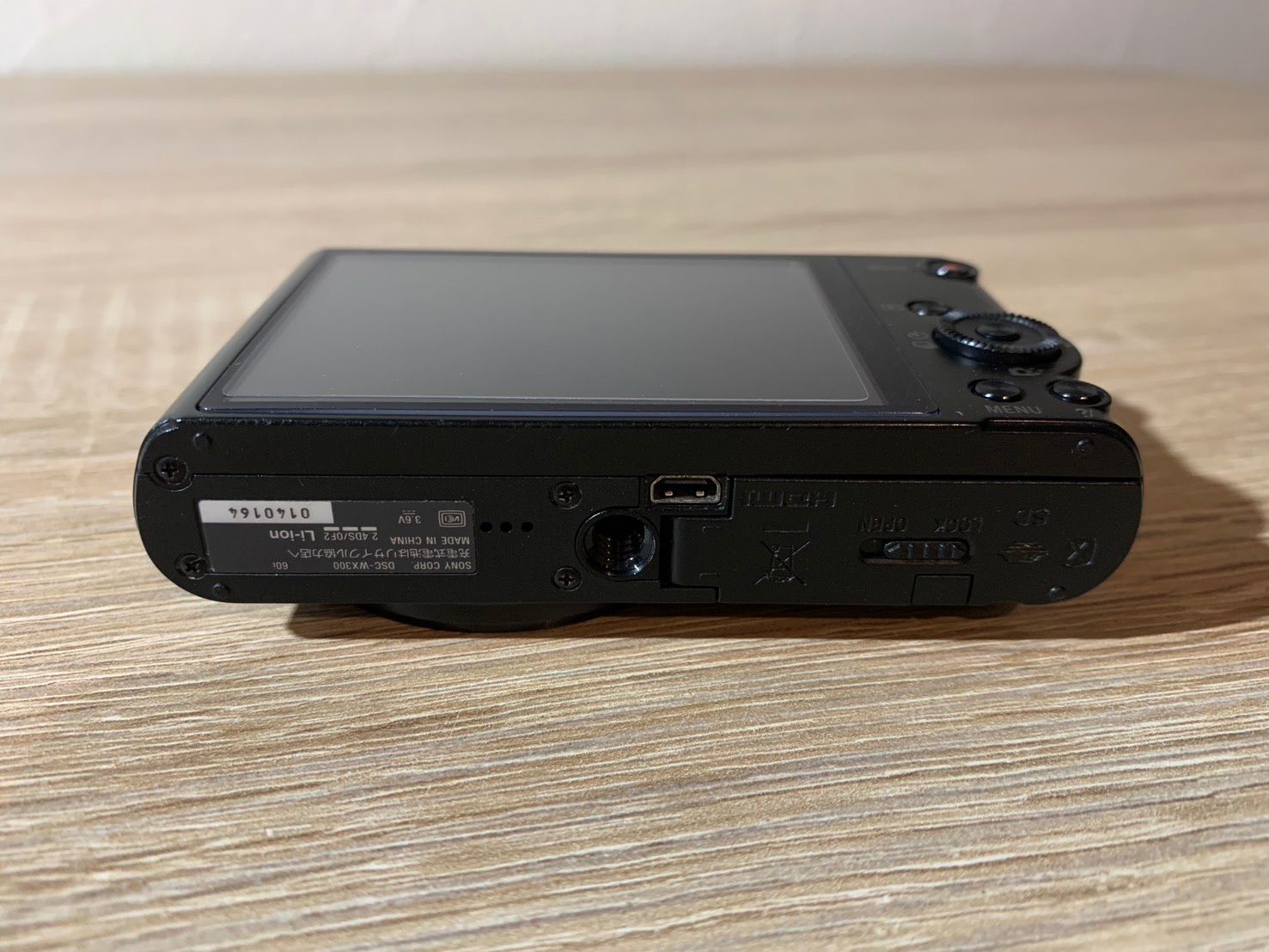 6866 Sony ソニー Cyber-shot DSC-WX300 ブラック ジャンク品 デジカメ