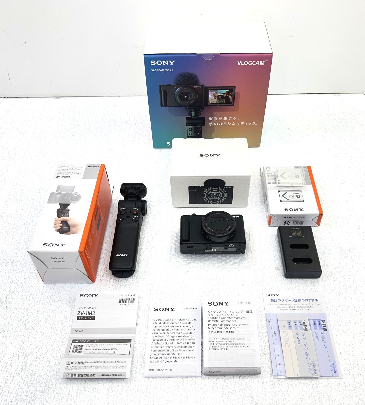 盛岡64 0011 Sony VLOGCAM ZV 1 G シューティンググリップキット 60