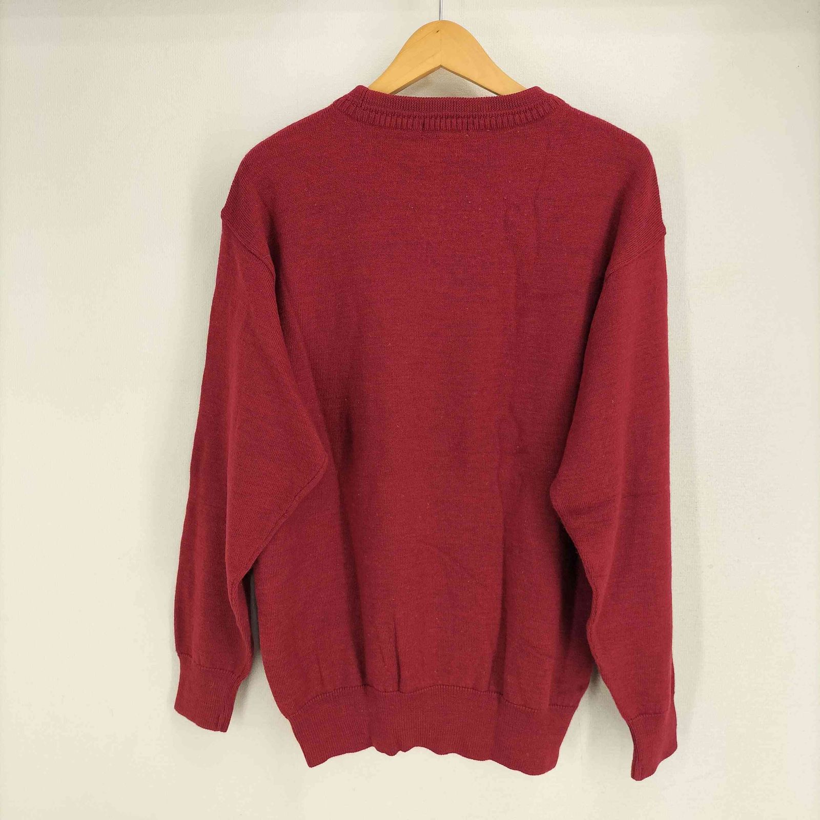 ケンゾーゴルフ KENZO GOLF 80-90s ウール100 ロゴ刺繍 ステッチ