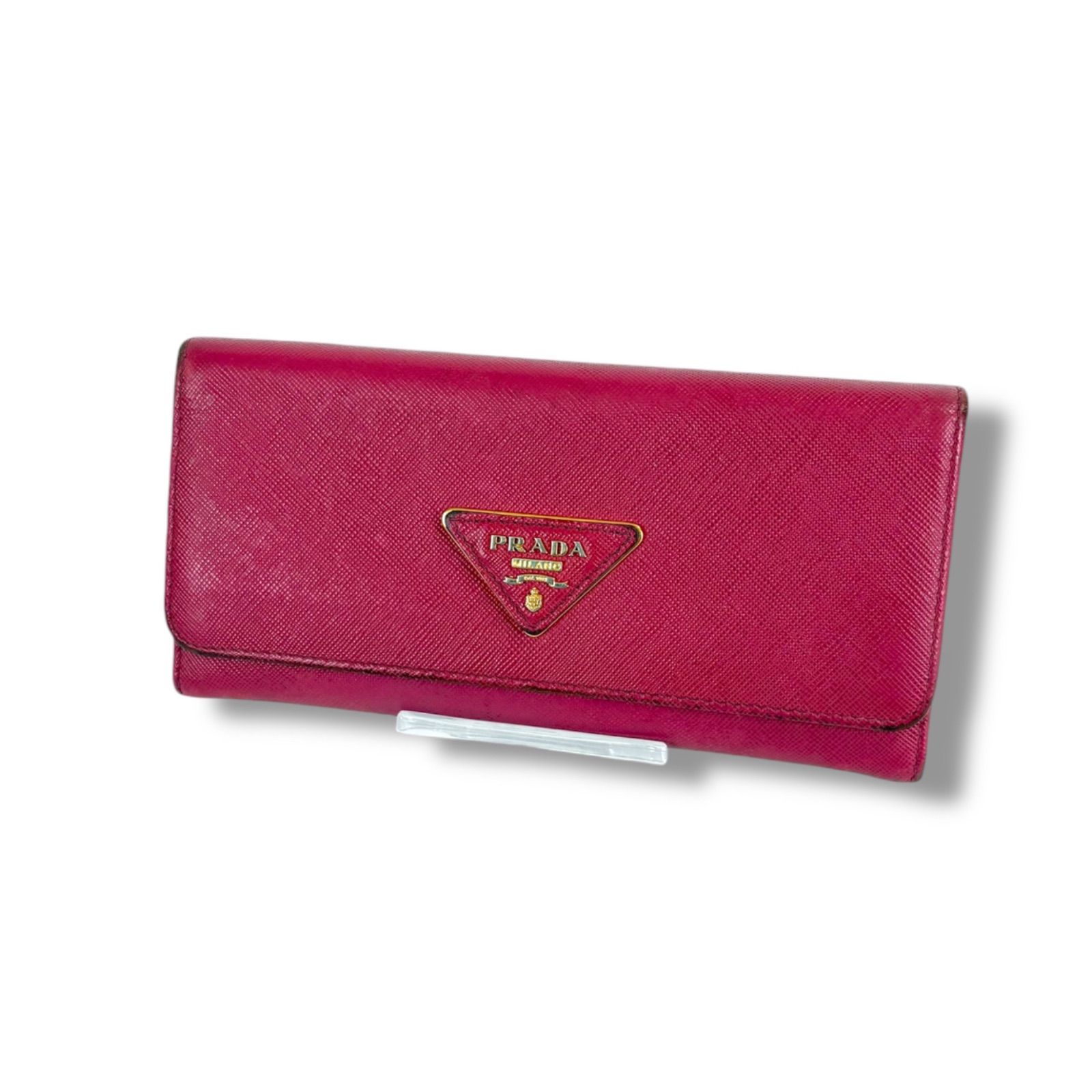 プラダ PRADA トライアングルロゴ 二つ折り長財布 ロングウォレット 