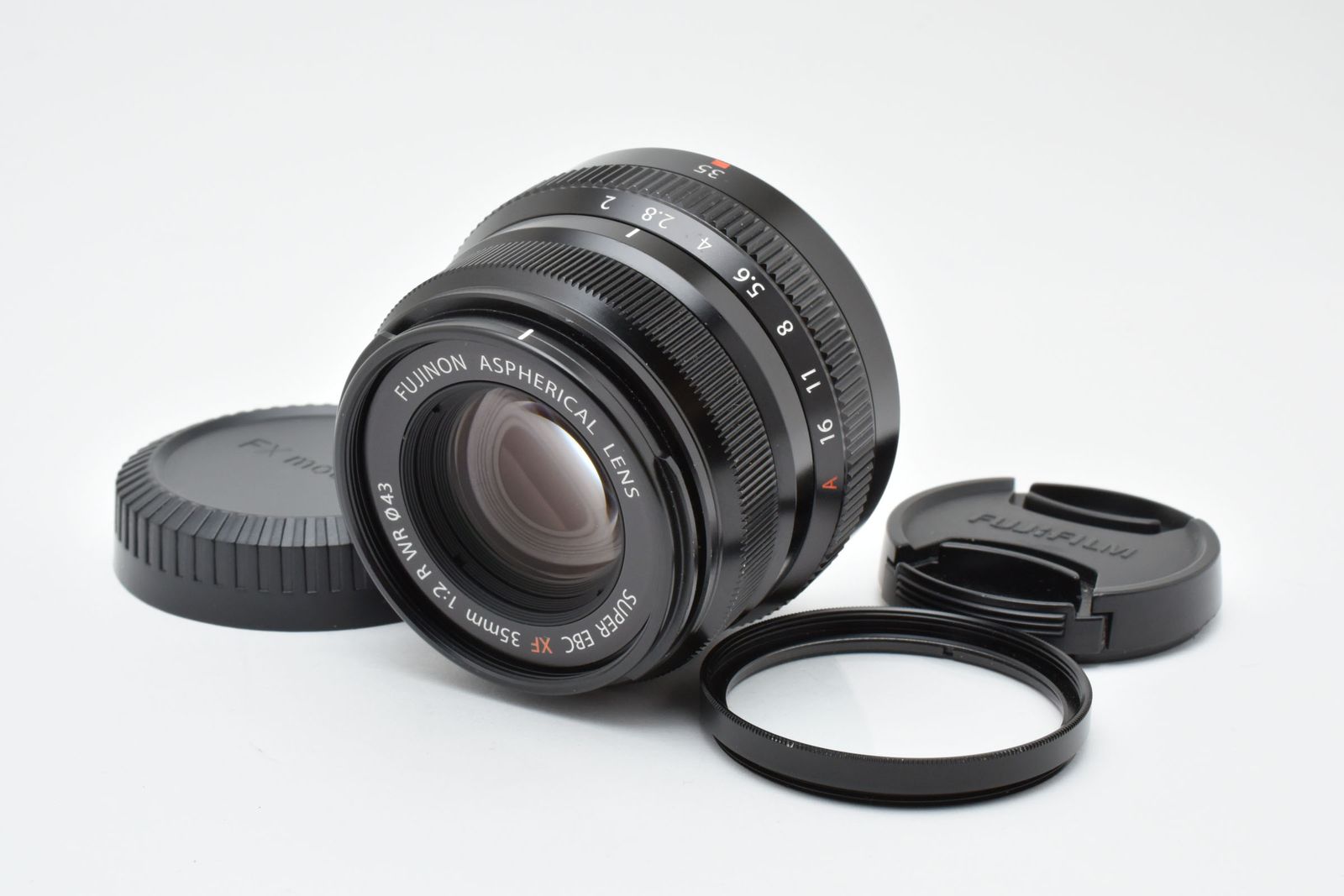 □ 美品 □ フジフィルム FUJIFILM XF 35mm F2 R WR ブラック ≪動作