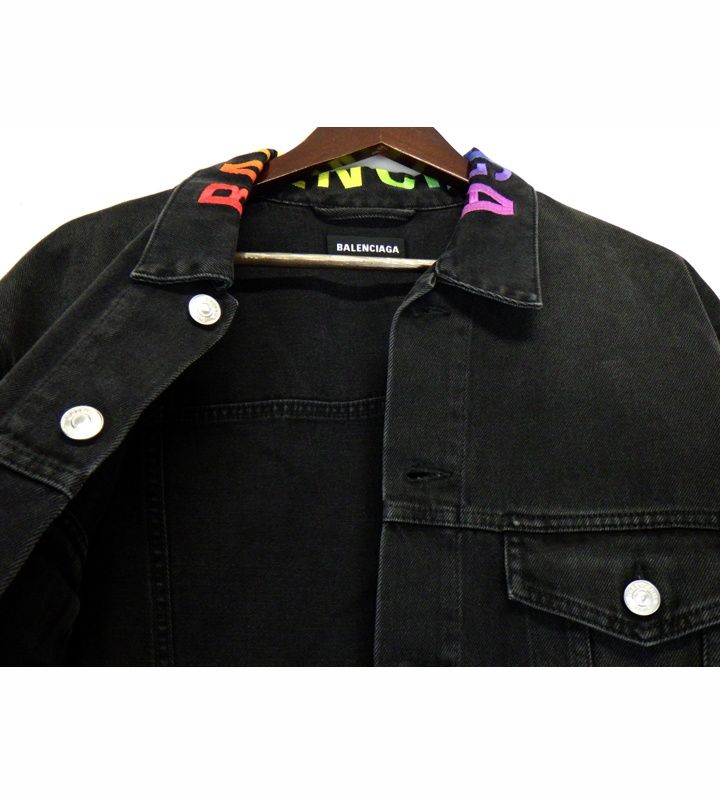 バレンシアガ BALENCIAGA 【 571324 TEW05 】 レインボー ロゴ 刺繍
