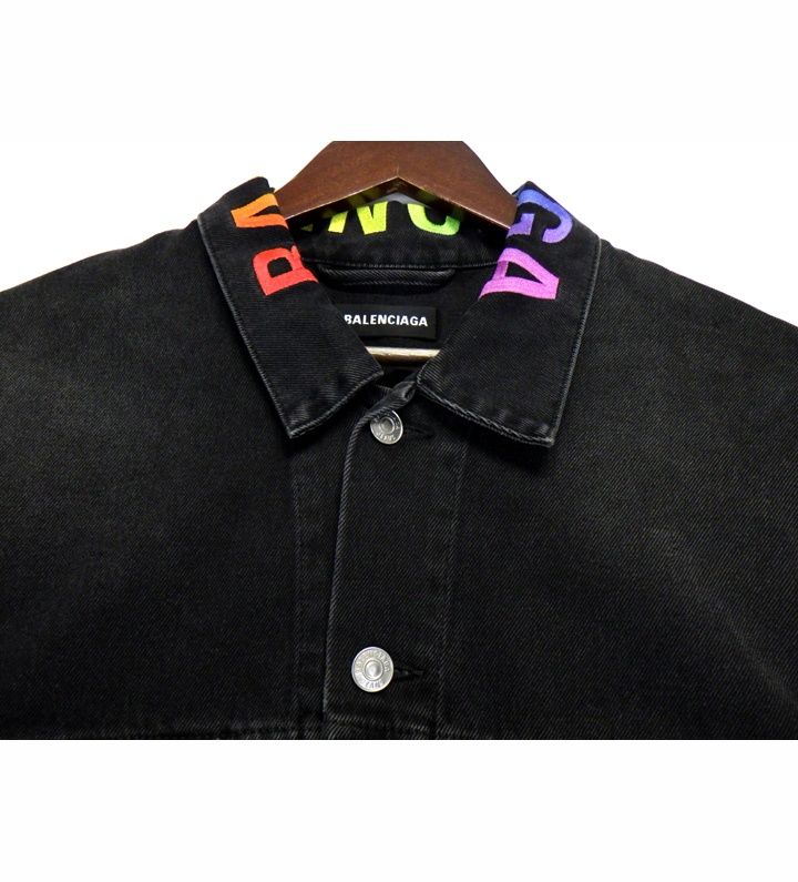 バレンシアガ BALENCIAGA 【 571324 TEW05 】 レインボー ロゴ 刺繍