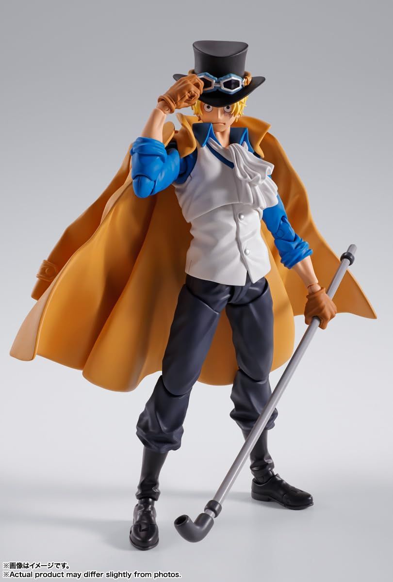 NATIONS S H フィギュアーツ ONE PIECE サボ 革命軍参謀総長 約155 mm PVC ABS製 塗装済み可動フィギュア