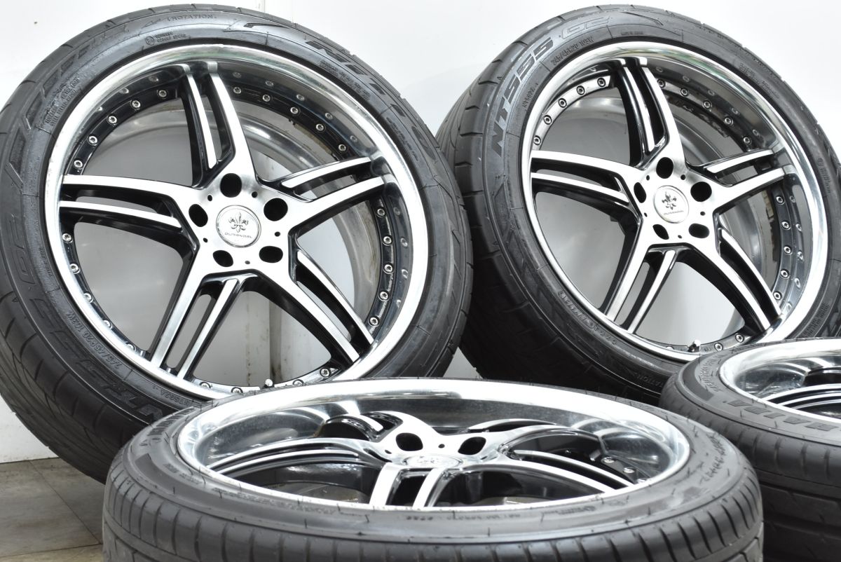 深リム WORK デュランダル DD 5 2 20 in 9 JJ 30 Rディスク PCD 120 ハイダ 245 40 R ニットー 45 レクサス LS 460 600 h