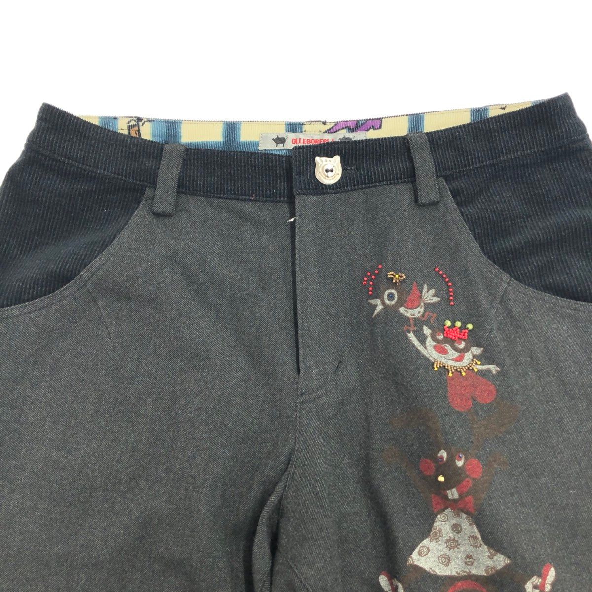 OLLEBOREBLA アルベロベロ パンツ サイズ:表記なし サーカス ビーズ 犬