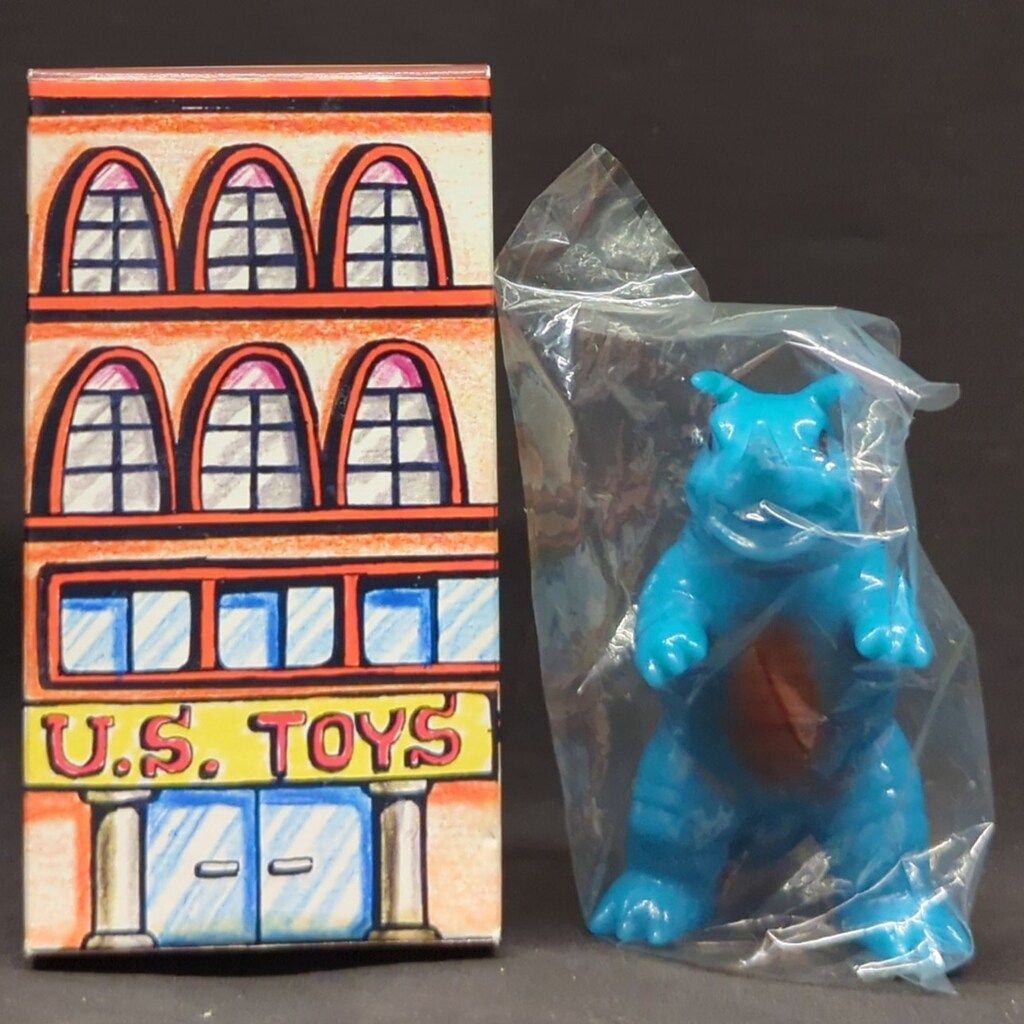 大得価，本物保証 U.S.TOYS ビル箱シリーズ BBゴメス 水色成型/黒目/銀 その他