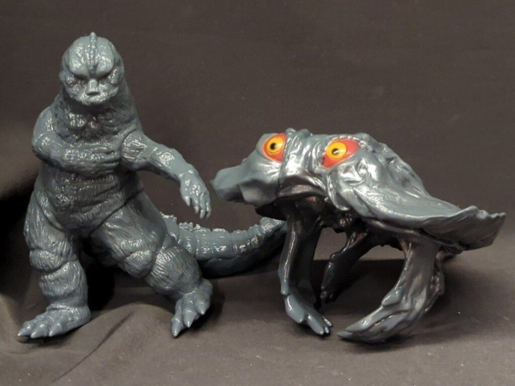 懐古堂 レトロ怪獣シリーズ/Y・MSFvs懐古堂 ヘドラA 飛行型(ゴジラ付き