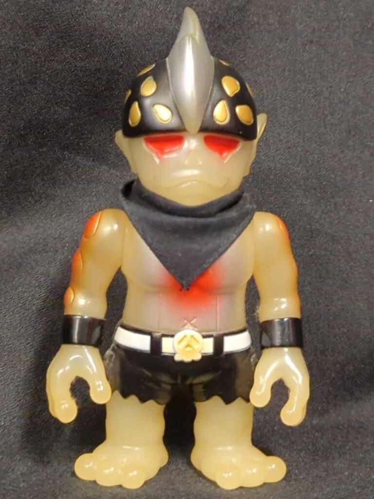 REALHEAD ミュータントHEAD(クリアホワイト成型/金/銀/赤/黒塗装/黒スカーフ)