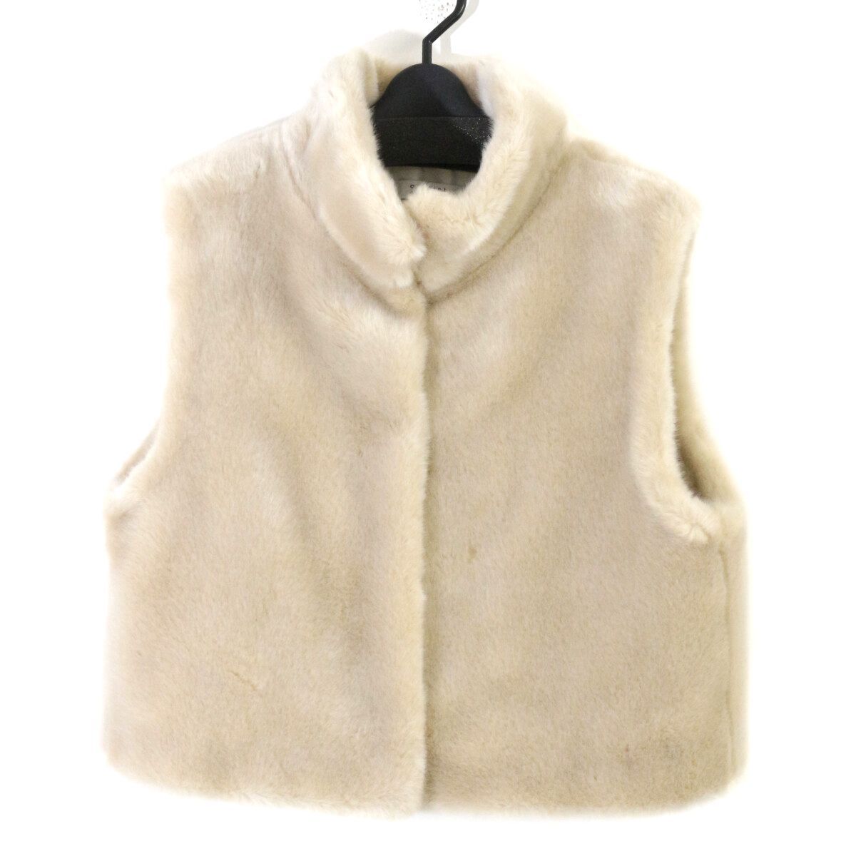 L Appartement A POINT ETC アーポワンウテセ 23 AW VEST フェイクファーベスト TU