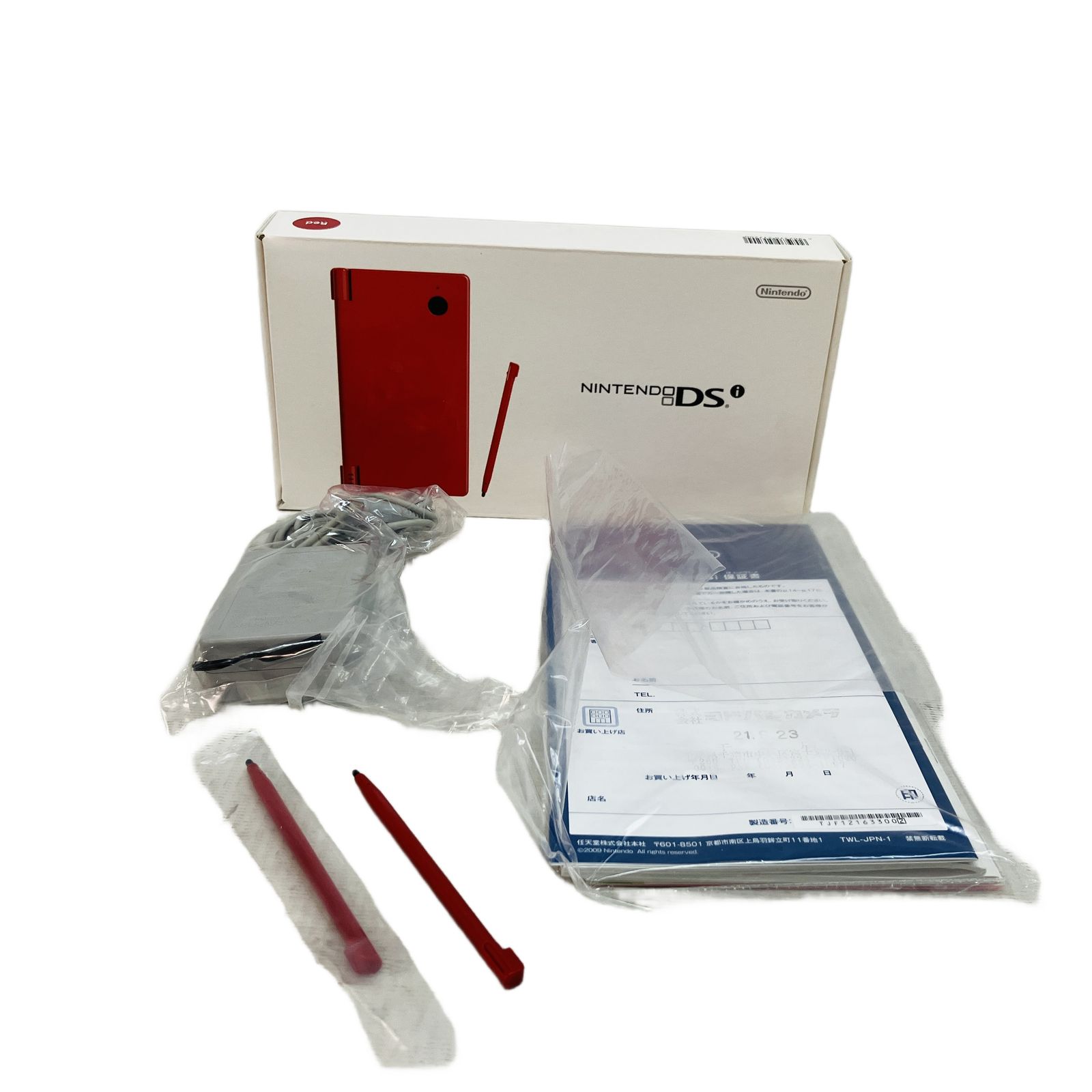 Nintendo DS i TWL-001 ニンテンドー 任天堂 レッド 携帯ゲーム機 箱 タッチペン 付属 家電