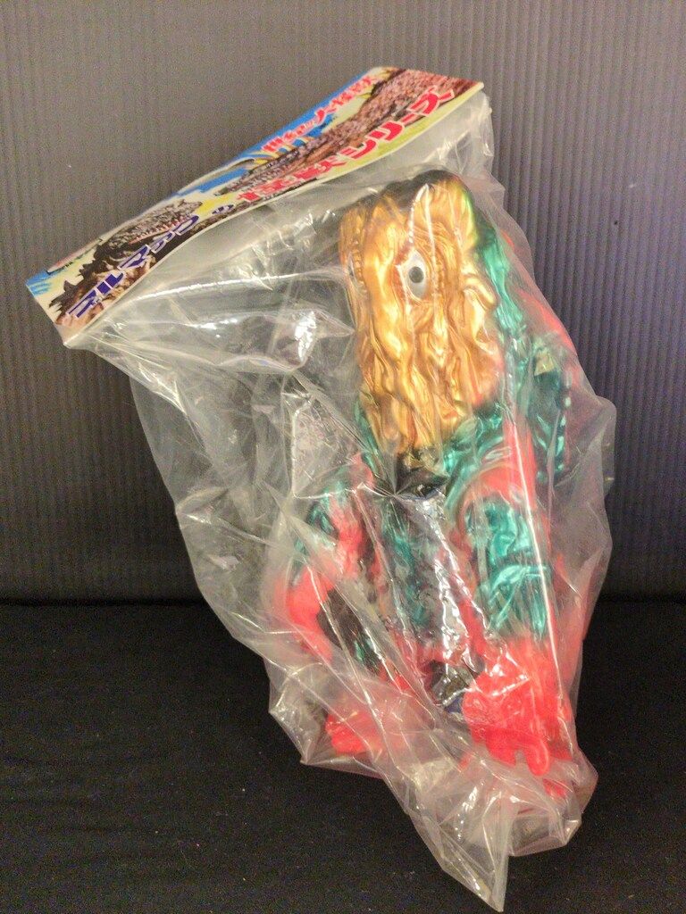 ブルマァク ブルマァクの怪獣シリーズ ゴジラ対ヘドラ ヘドラ 蛍光ピンク 金メタグリーン黒