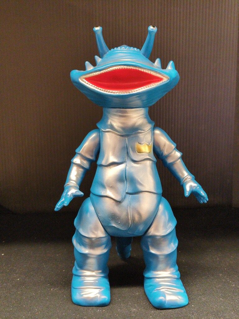 ブルマァク ブルマァクの怪獣シリーズ ウルトラQ カネゴン 青 胸金 BM 632