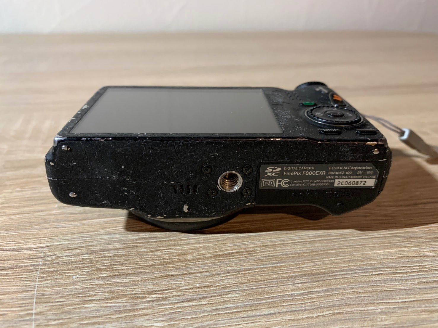 6871 FUJIFILM FinePix F800EXR ブラック デジカメ 動作確認済み