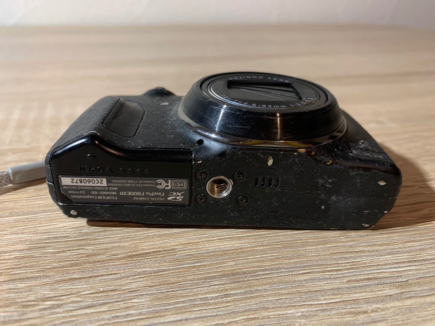 6871 FUJIFILM FinePix F800EXR ブラック デジカメ 動作確認済み