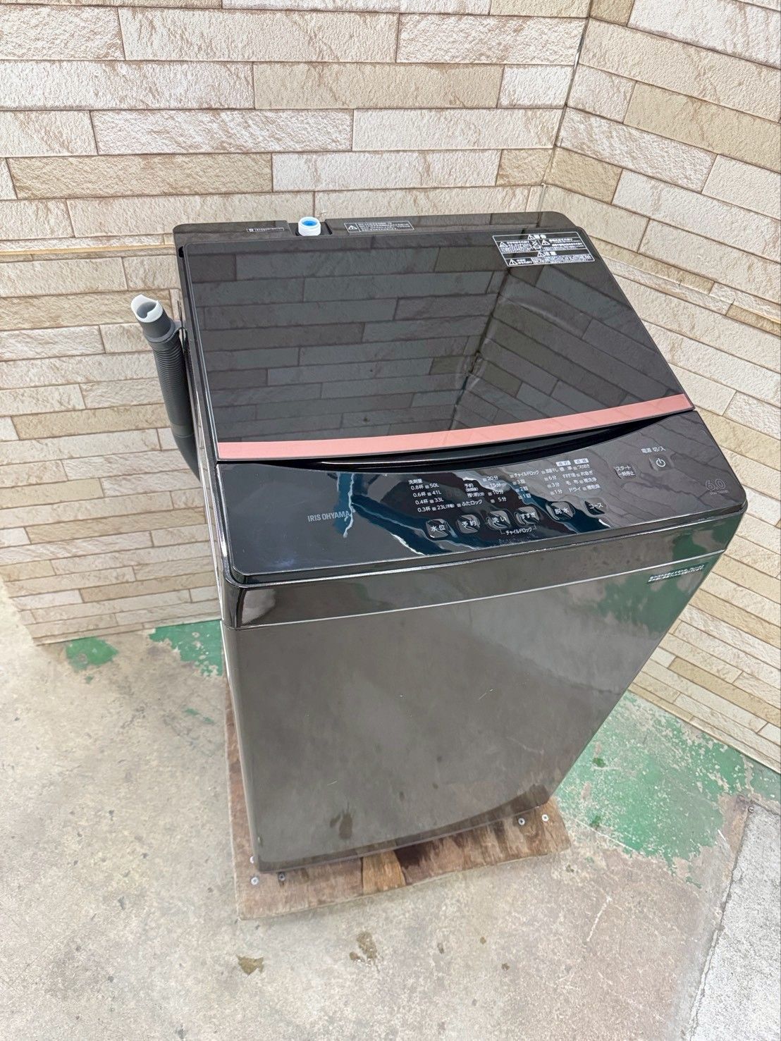 大阪 3か月保障付き 洗濯機 アイリスオーヤマ 6 kg 2021年 IAW T 605 BL IS 228