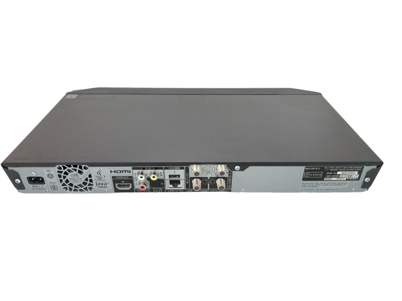 ジャンク品】SONY ソニー BDZ-EW510 ブルーレイレコーダー 500GB