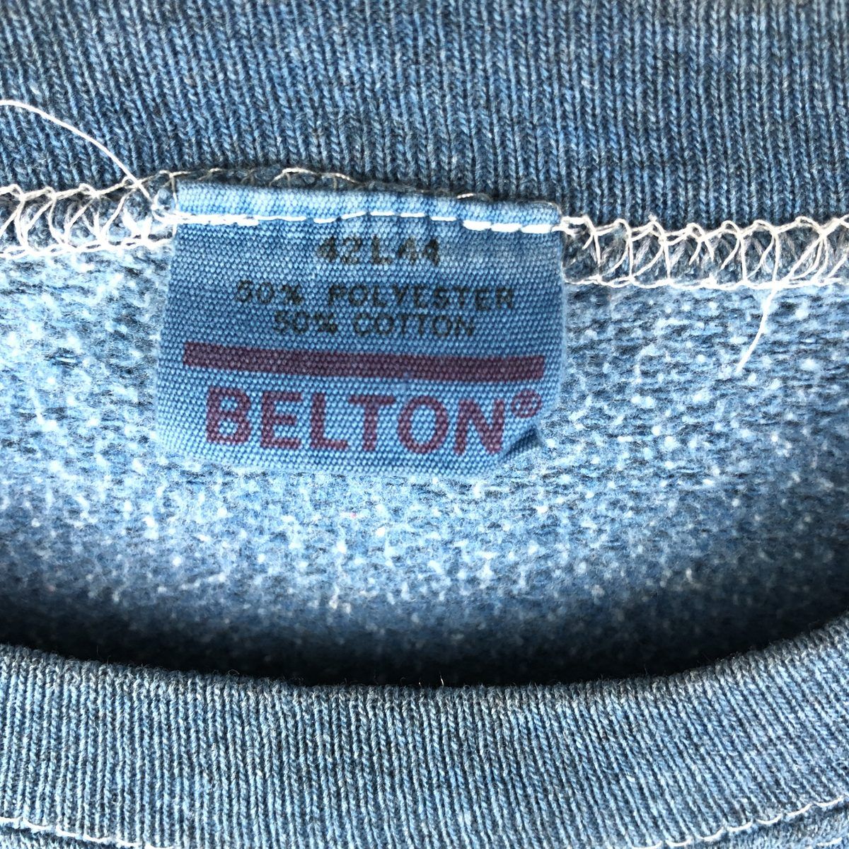古着 80年代~ BELTON 3連プリント カレッジスウェットシャツ トレーナー USA製 メンズL相当 ヴィンテージ/eaa596026 古着 80年代~ BELTON 3連プリント カレッジスウェットシャツ