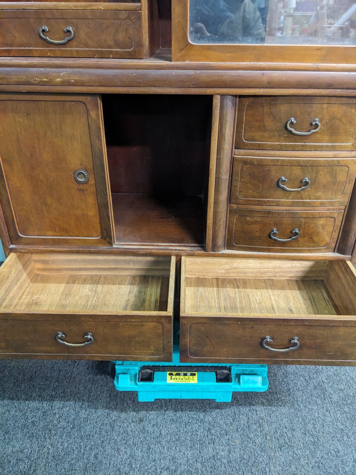 ◎ アンティーク レトロ 古家具 茶箪笥 茶棚 食器棚 和家具飾り棚