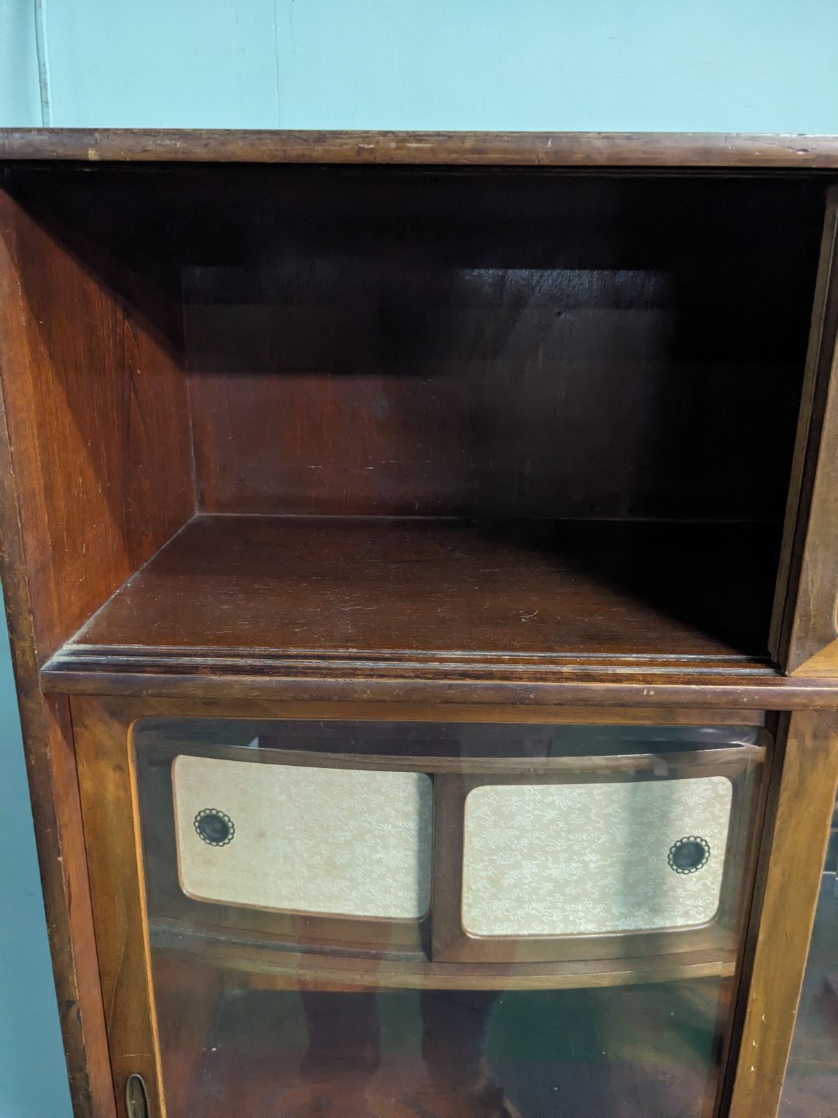 ◎ アンティーク レトロ 古家具 茶箪笥 茶棚 食器棚 和家具飾り棚