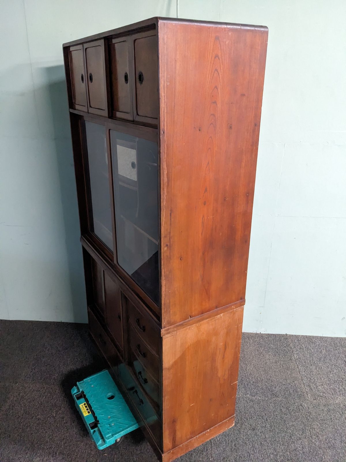 ◎ アンティーク レトロ 古家具 茶箪笥 茶棚 食器棚 和家具飾り棚