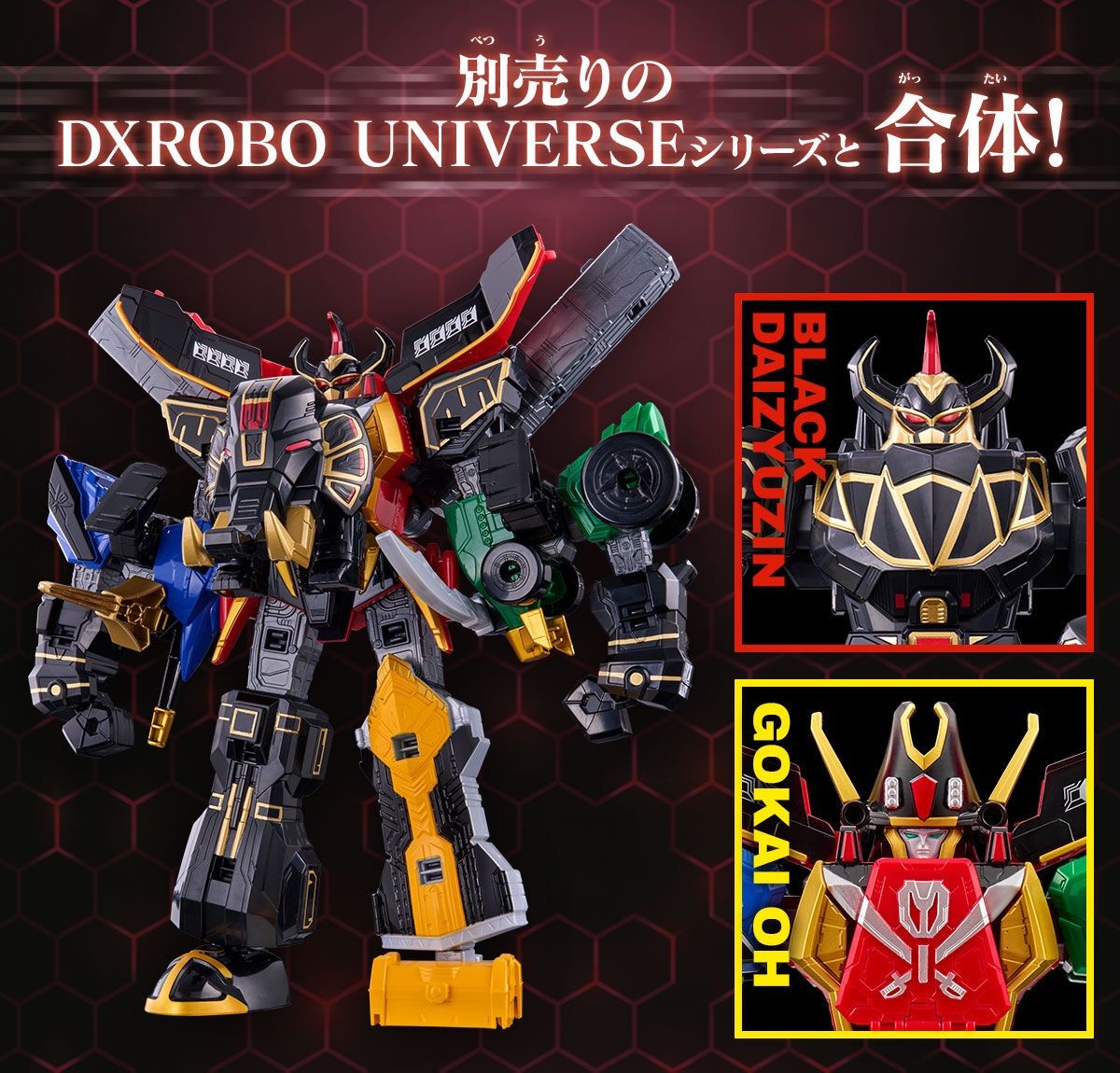 DXROBO UNIVERSE ブラック大獣神 『恐竜戦隊ジュウレンジャー』 oth