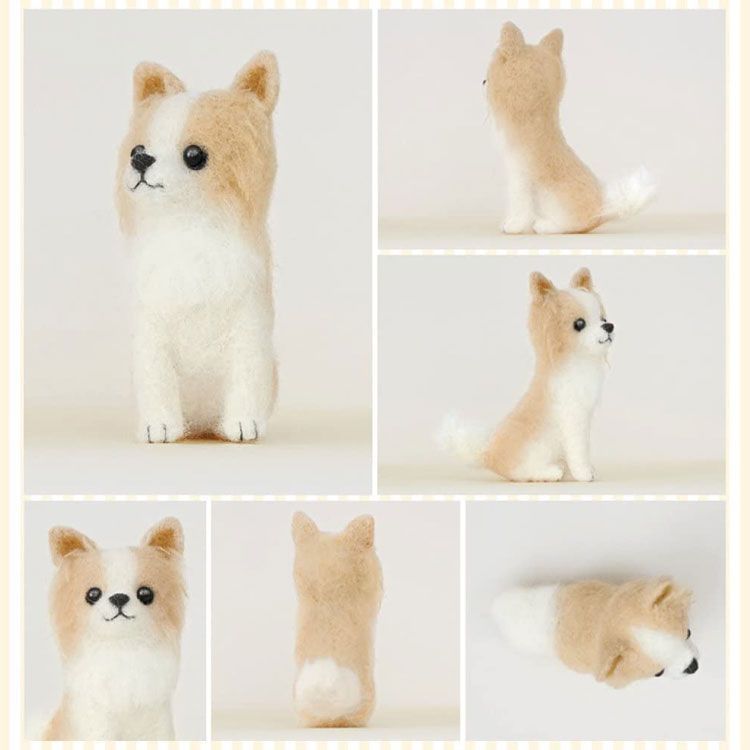 ロングコート チワワ マスコット 手作りキット 羊毛フェルト - メルカリ