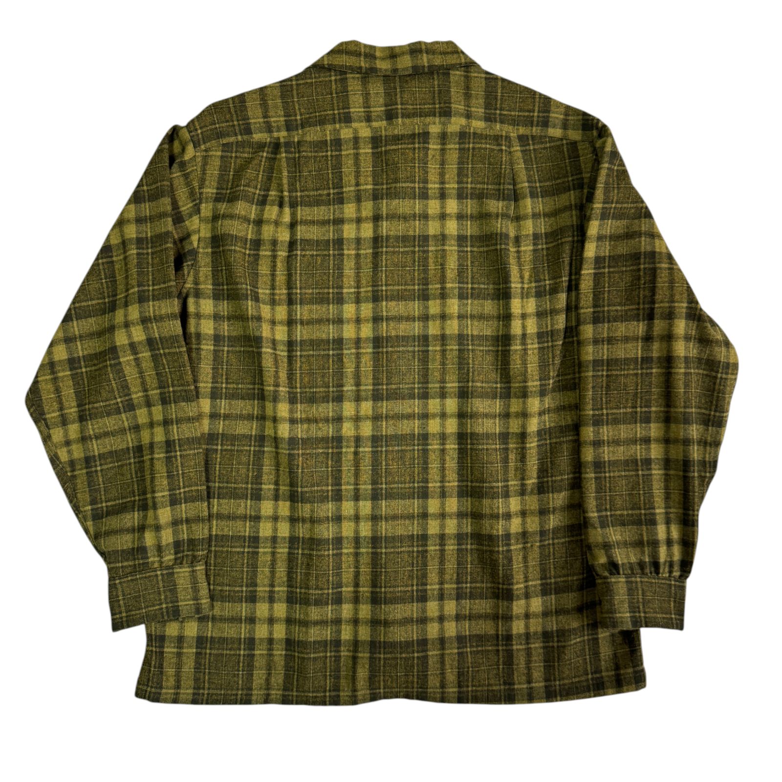 60s Pendleton ペンドルトン ボードシャツ BoardShirt Lサイズ カーキ