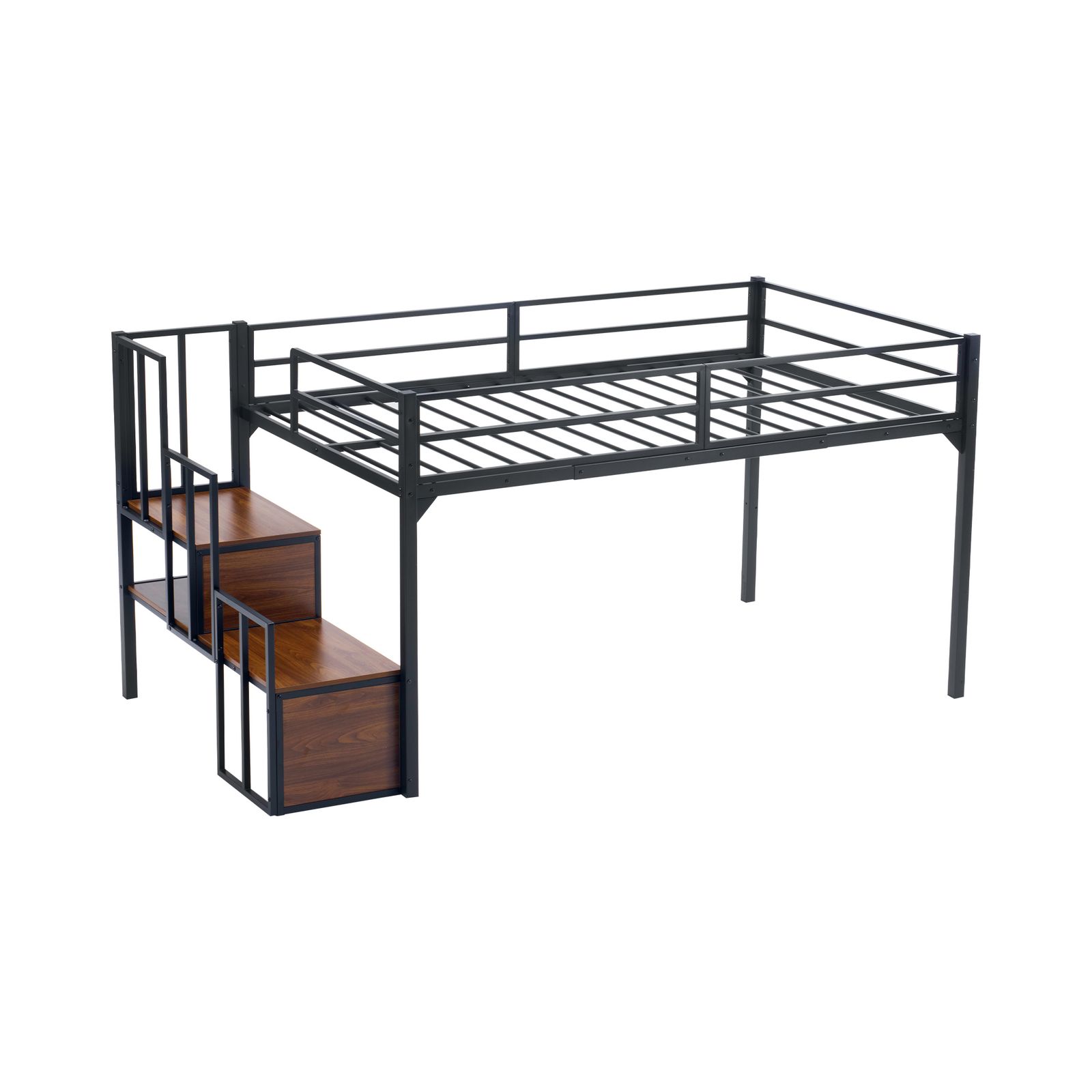 数量限定セール」 【SDセミダブル】 ロフトベッド-120cm パイプベッド