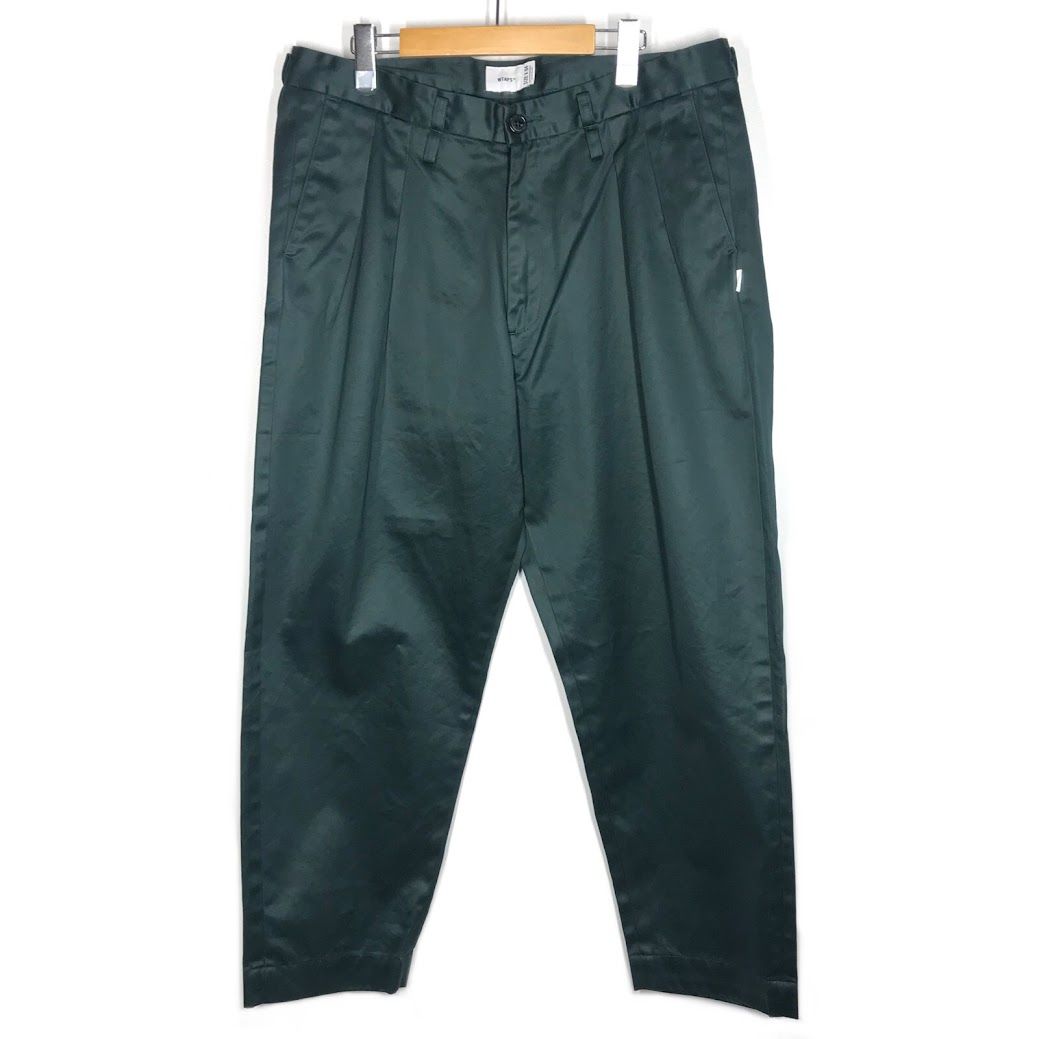 倉吉店】 中古 W)TAPS | ダブルタップス パンツ TUCK TROUSERS COTTON