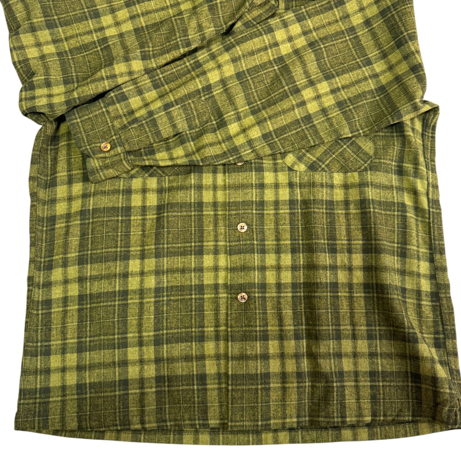 60s Pendleton ペンドルトン ボードシャツ BoardShirt Lサイズ カーキ